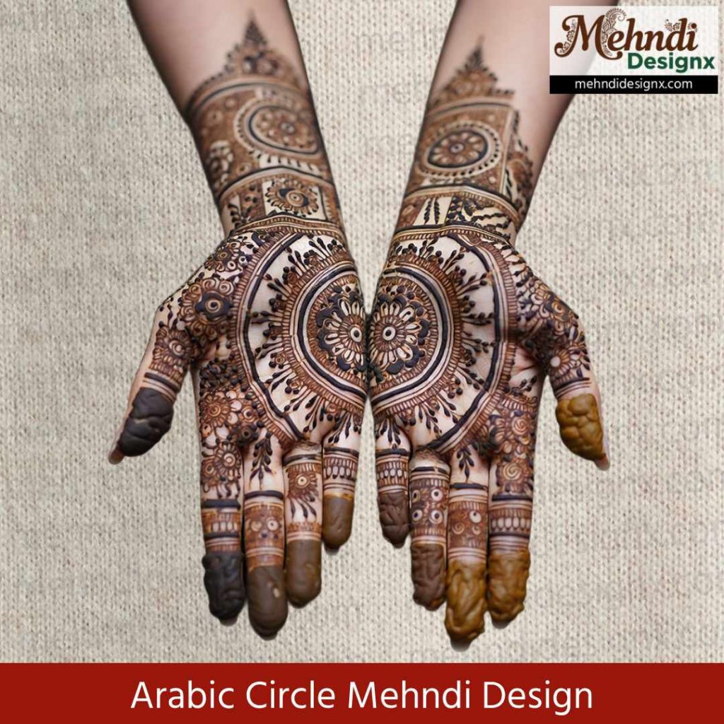 Arabic Circle Mehndi Design
