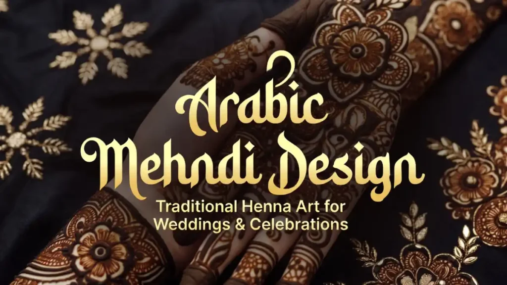 Arabic Mehndi Design अरबी मेहंदी डिजाइन