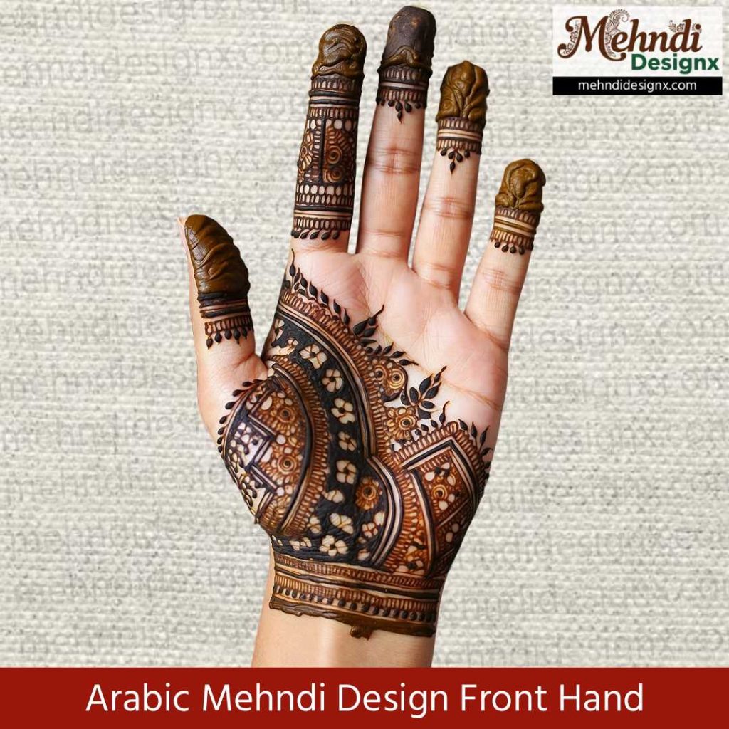 Arabic Mehndi Design Front Hand