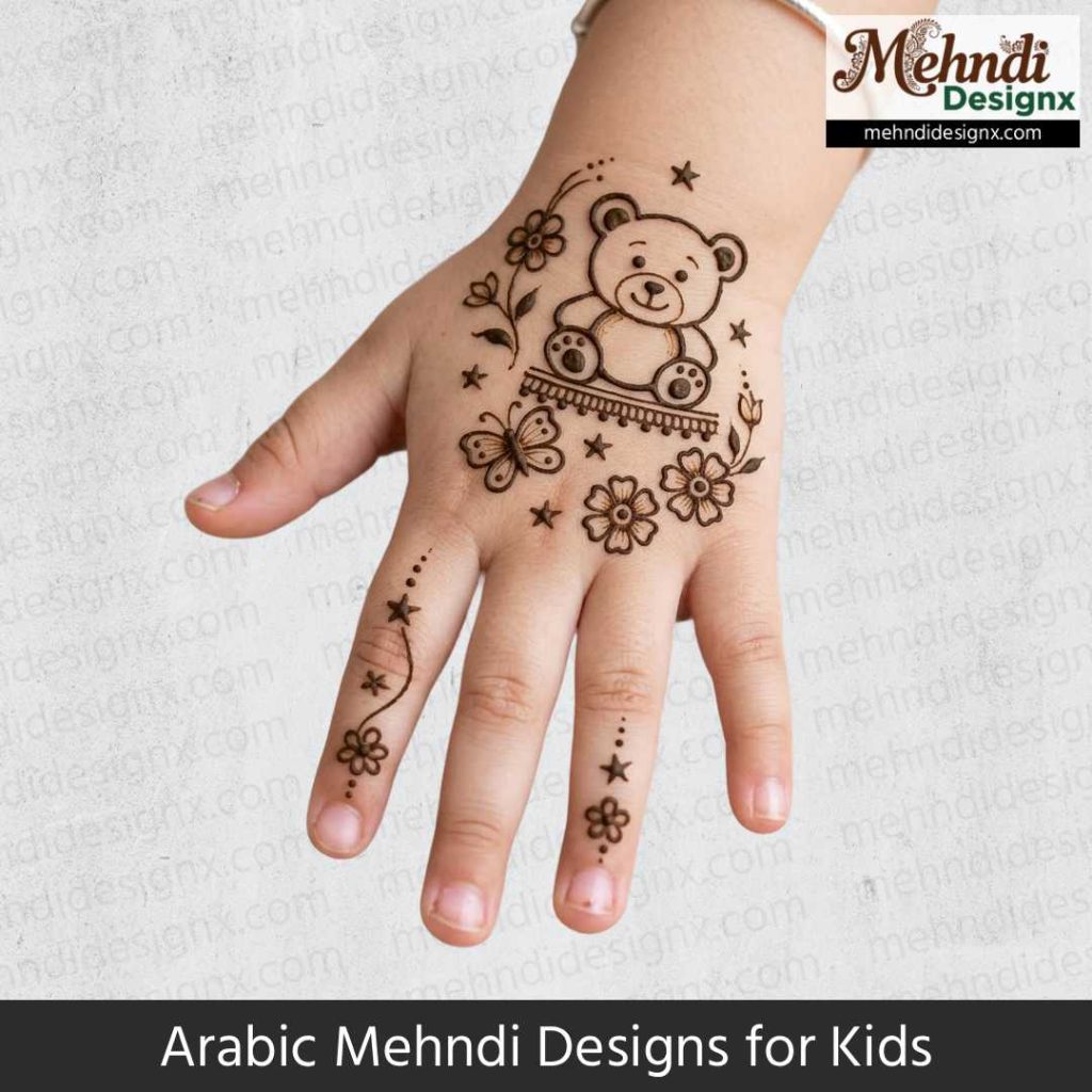 Arabic Mehndi Designs for Kids