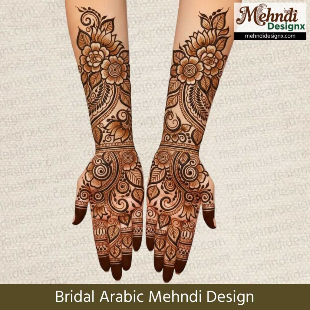 Bridal Arabic Mehndi Design