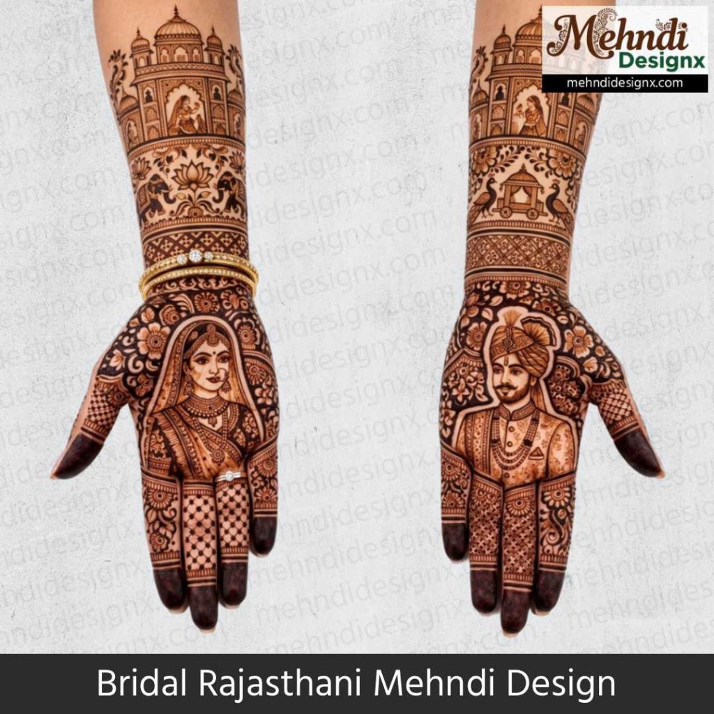 Bridal Rajasthani Mehndi Design