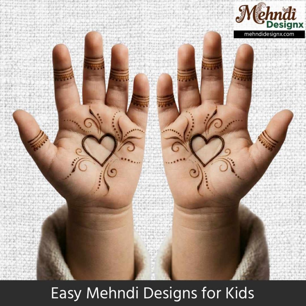 Easy Mehndi Designs for Kids