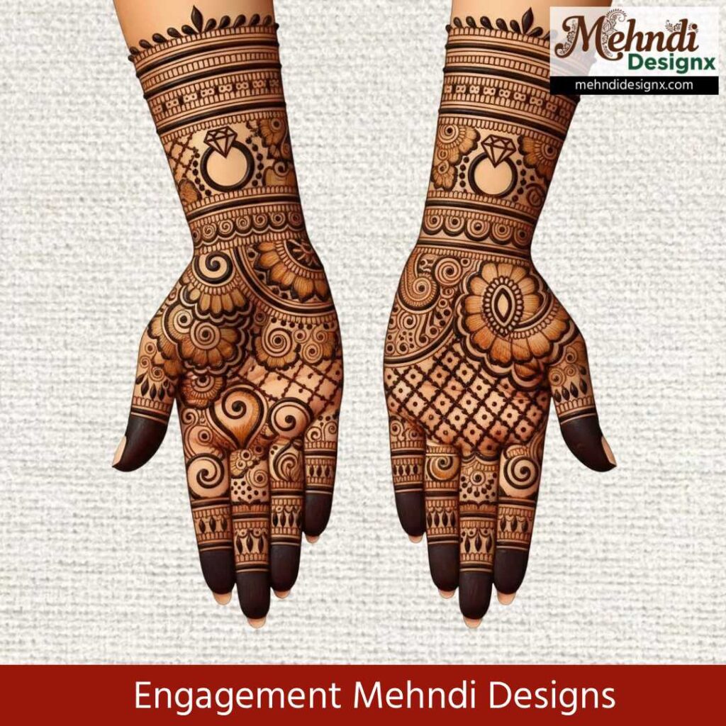 Engagement Mehndi Designs
