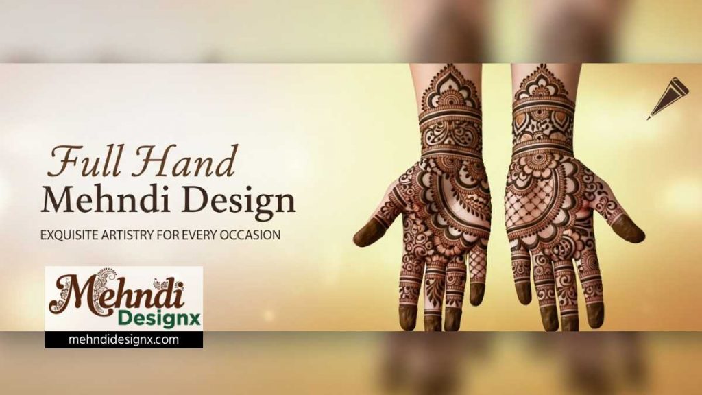 Full Hand Mehndi Design