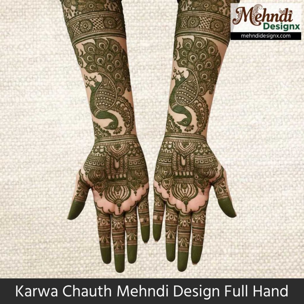 Karwa Chauth Mehndi Design Full Hand