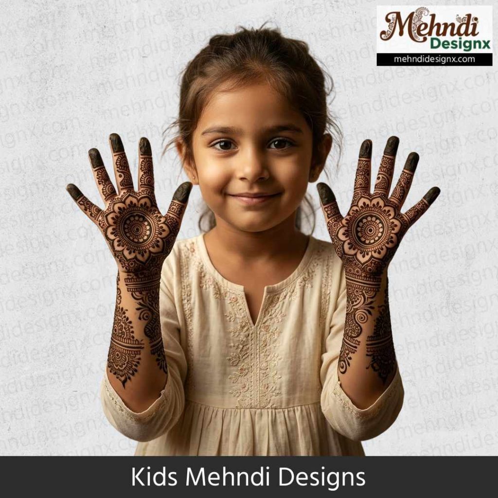 Kids Mehndi Designs