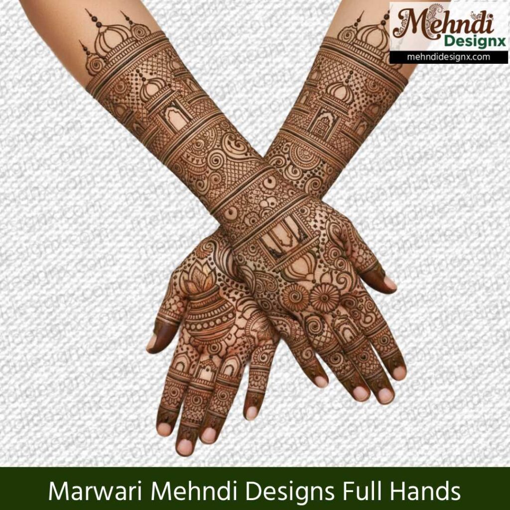 Marwari Mehndi Designs Full Hands