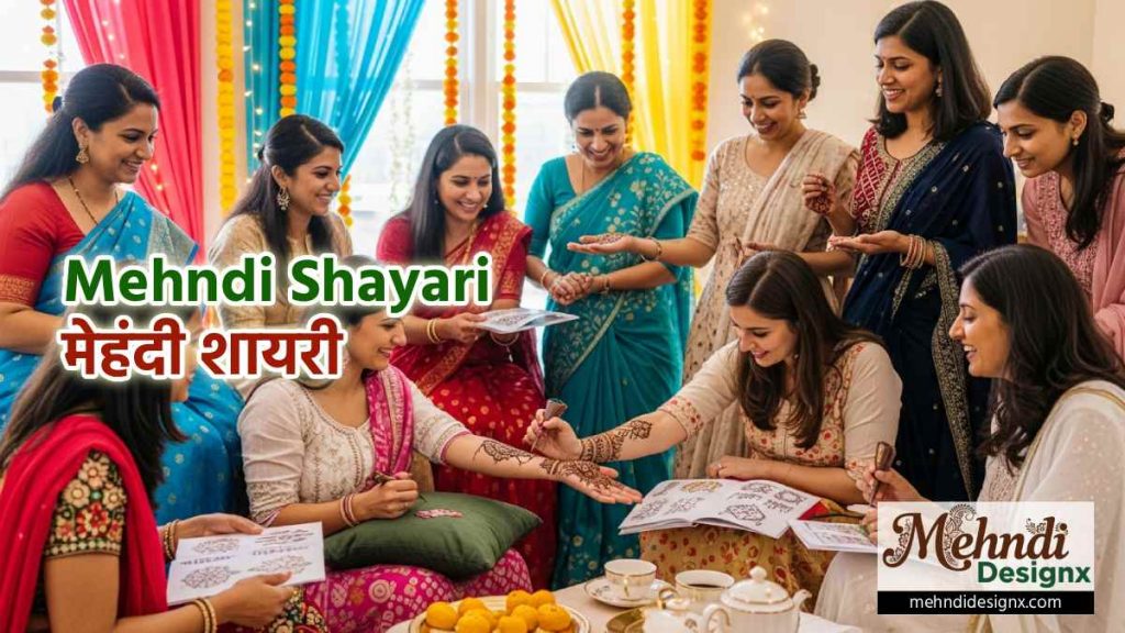 Mehndi Shayari in hindi hinglish मेहंदी शायरी