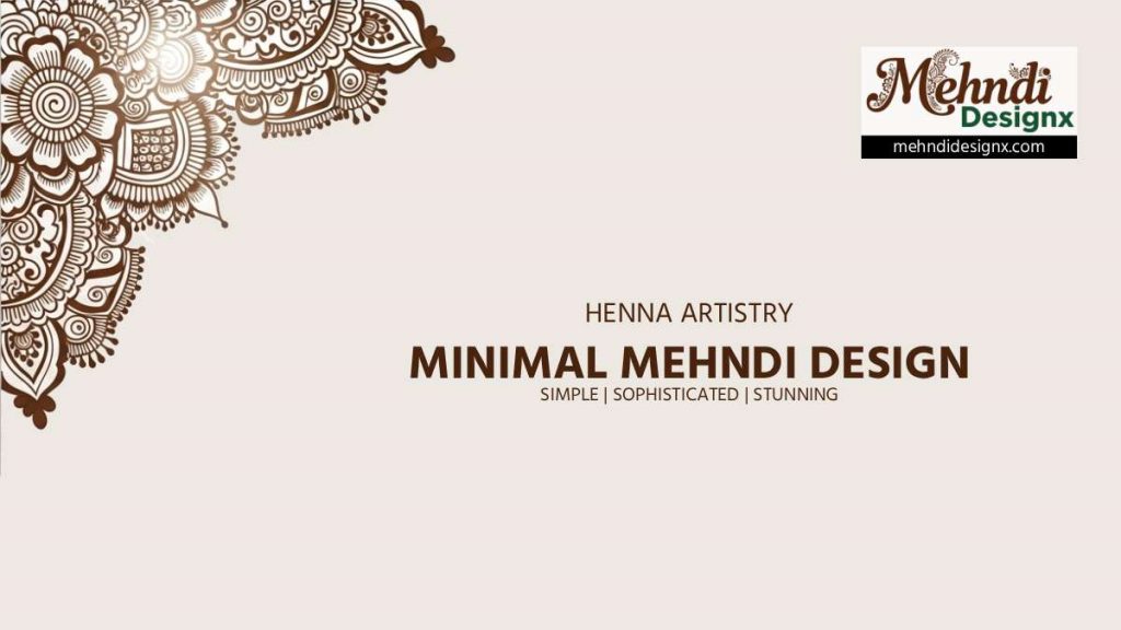 Minimal Mehndi Design