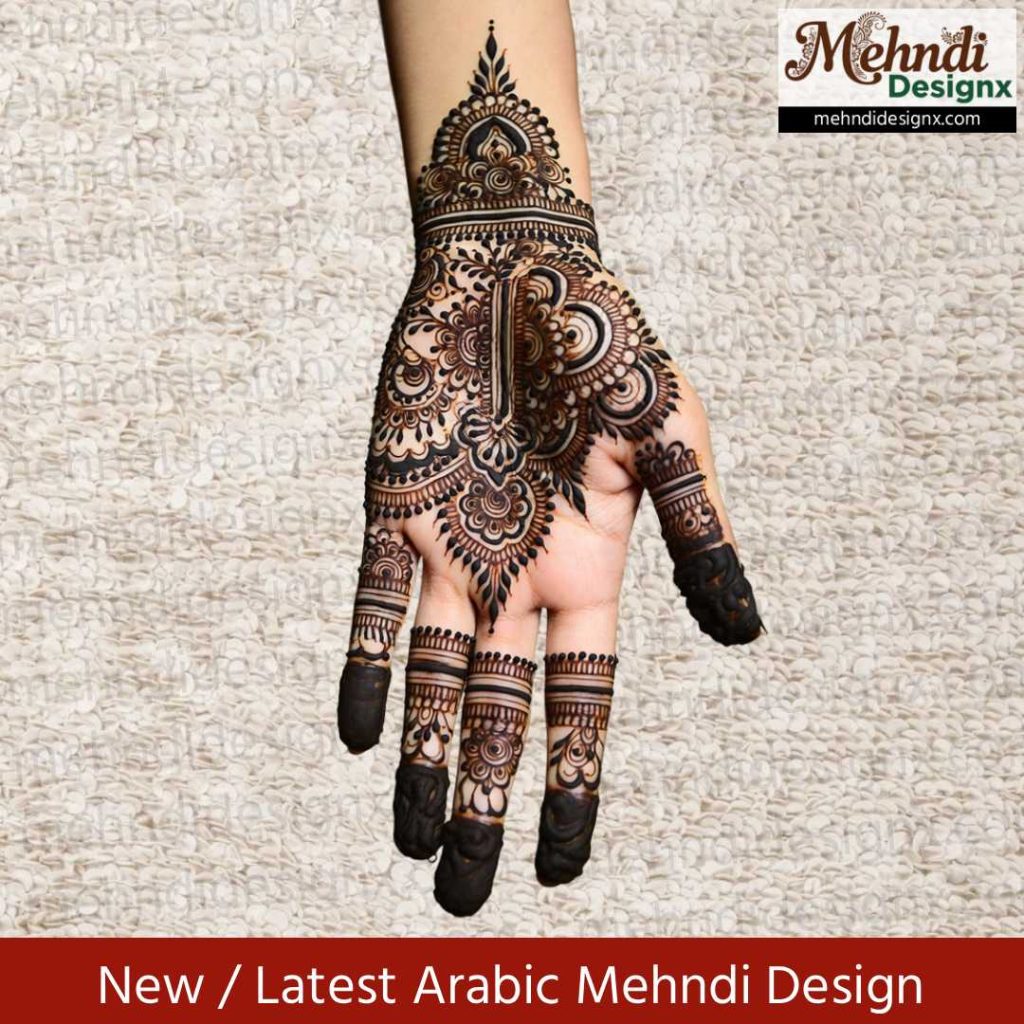 New / Latest Arabic Mehndi Design