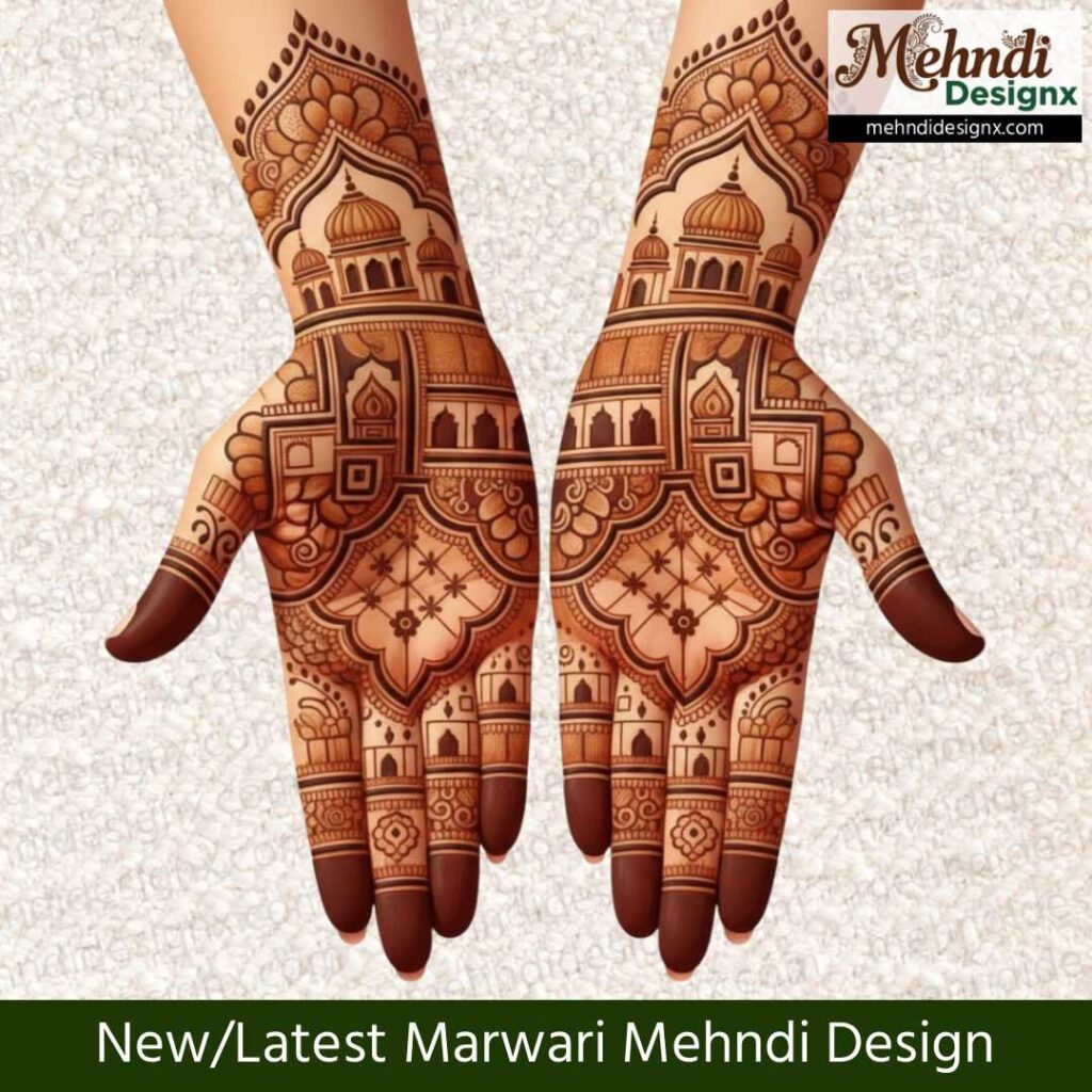 New/Latest Marwari Mehndi Design