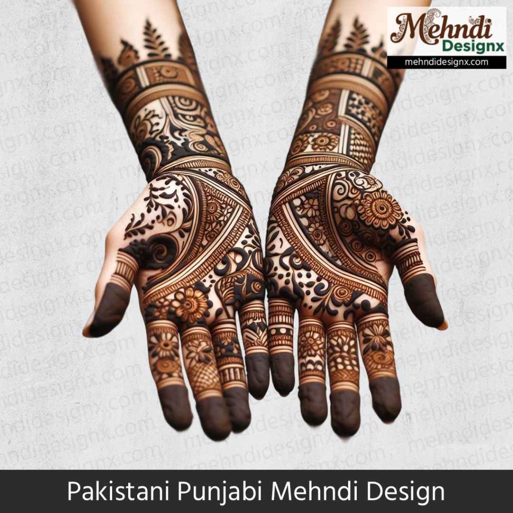 Pakistani Punjabi Mehndi Design