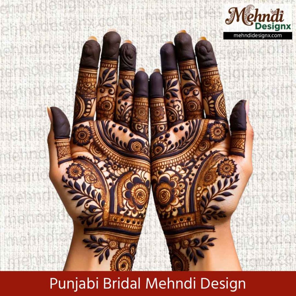 Punjabi Bridal Mehndi Design
