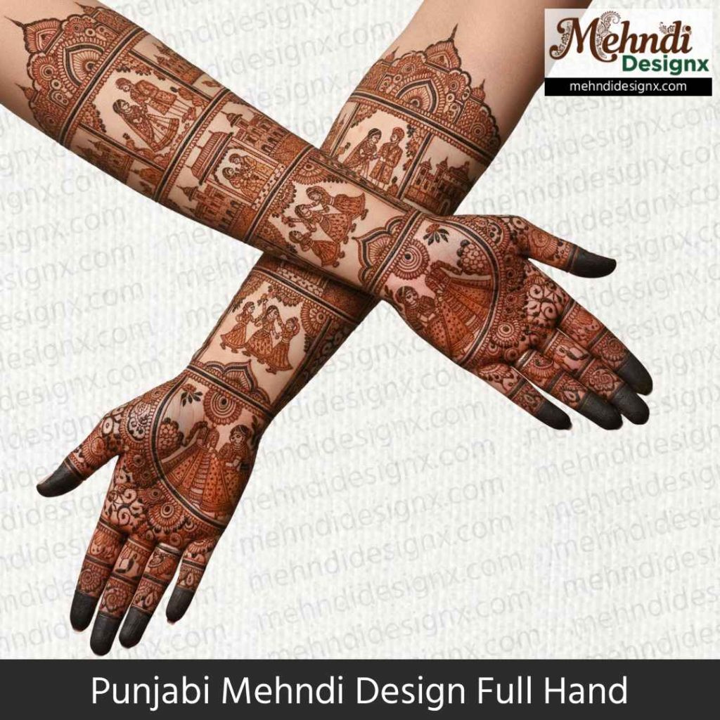 Punjabi Mehndi Design Full Hand
