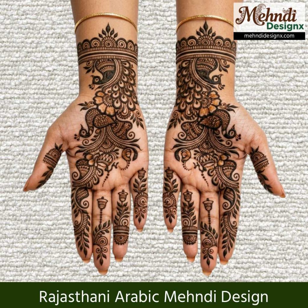 Rajasthani Arabic Mehndi Design