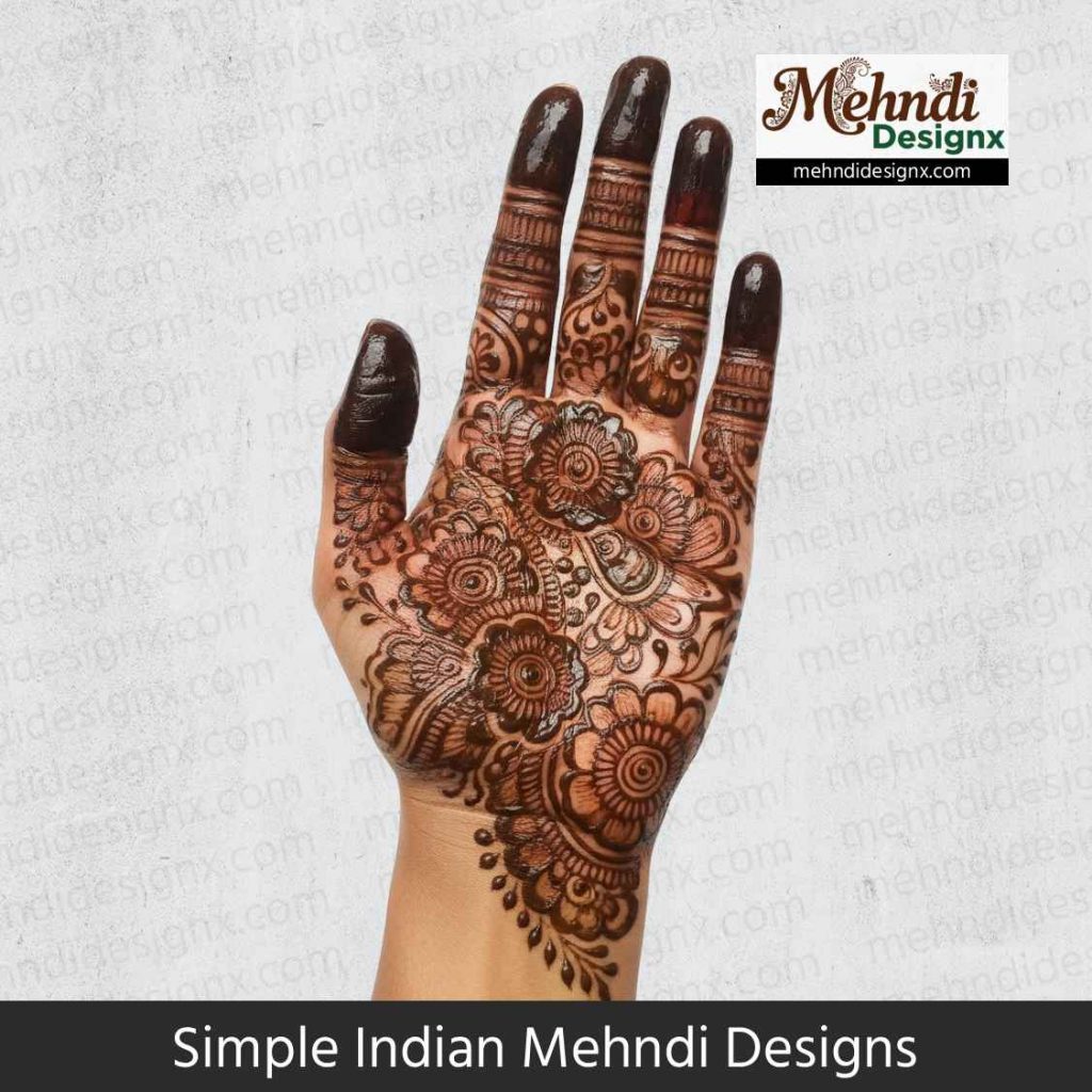 Simple Indian Mehndi Designs