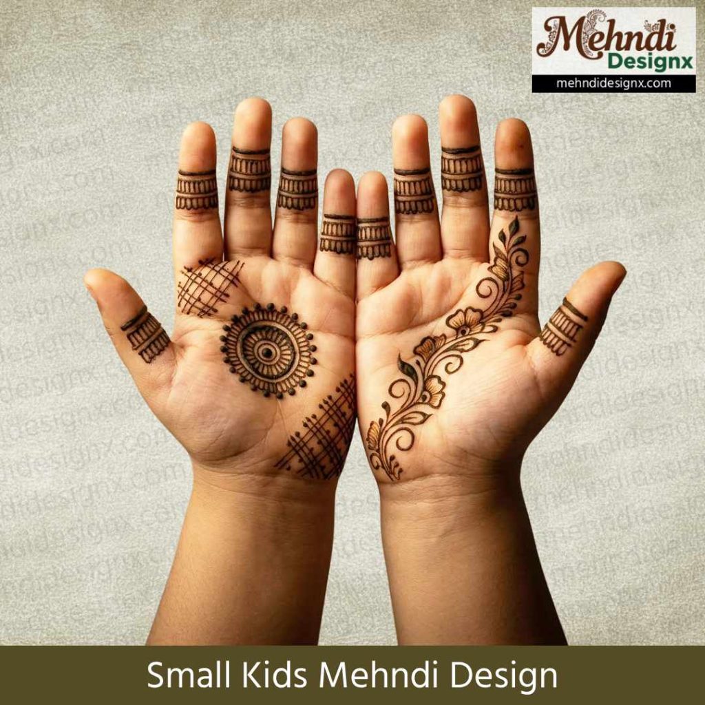Small Kids Mehndi Design