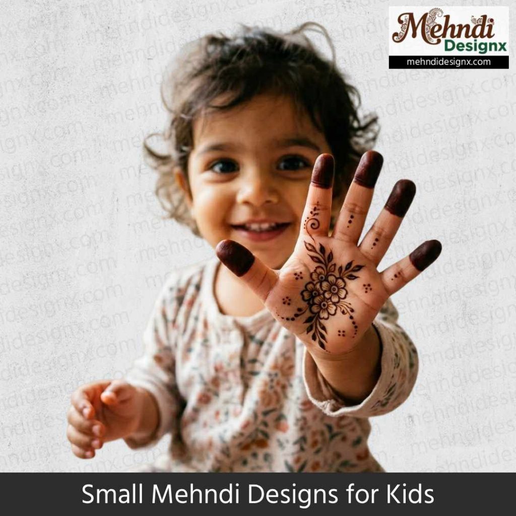 Small Mehndi Designs for Kids