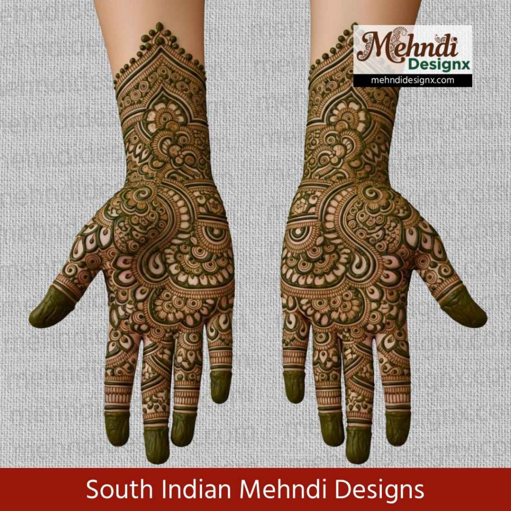 South Indian Mehndi Designs